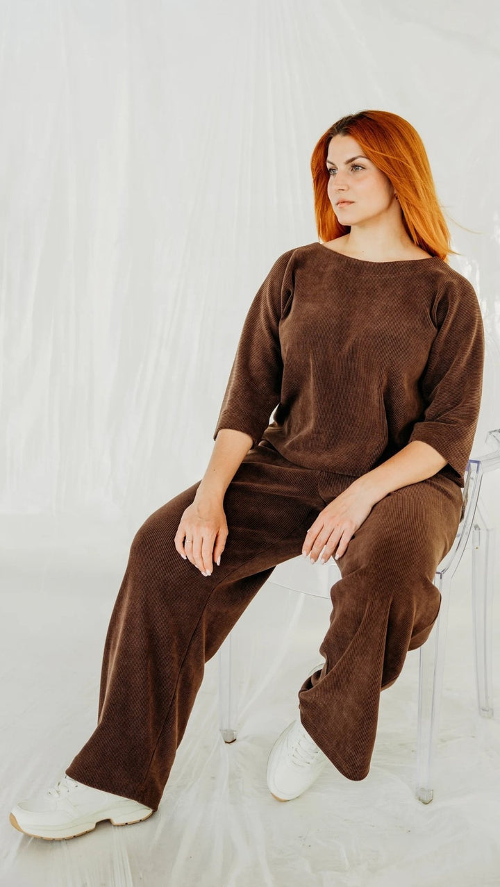 Relax wear set Deep Brown - BeaA - Be At Home with Yourself - Loungewear
