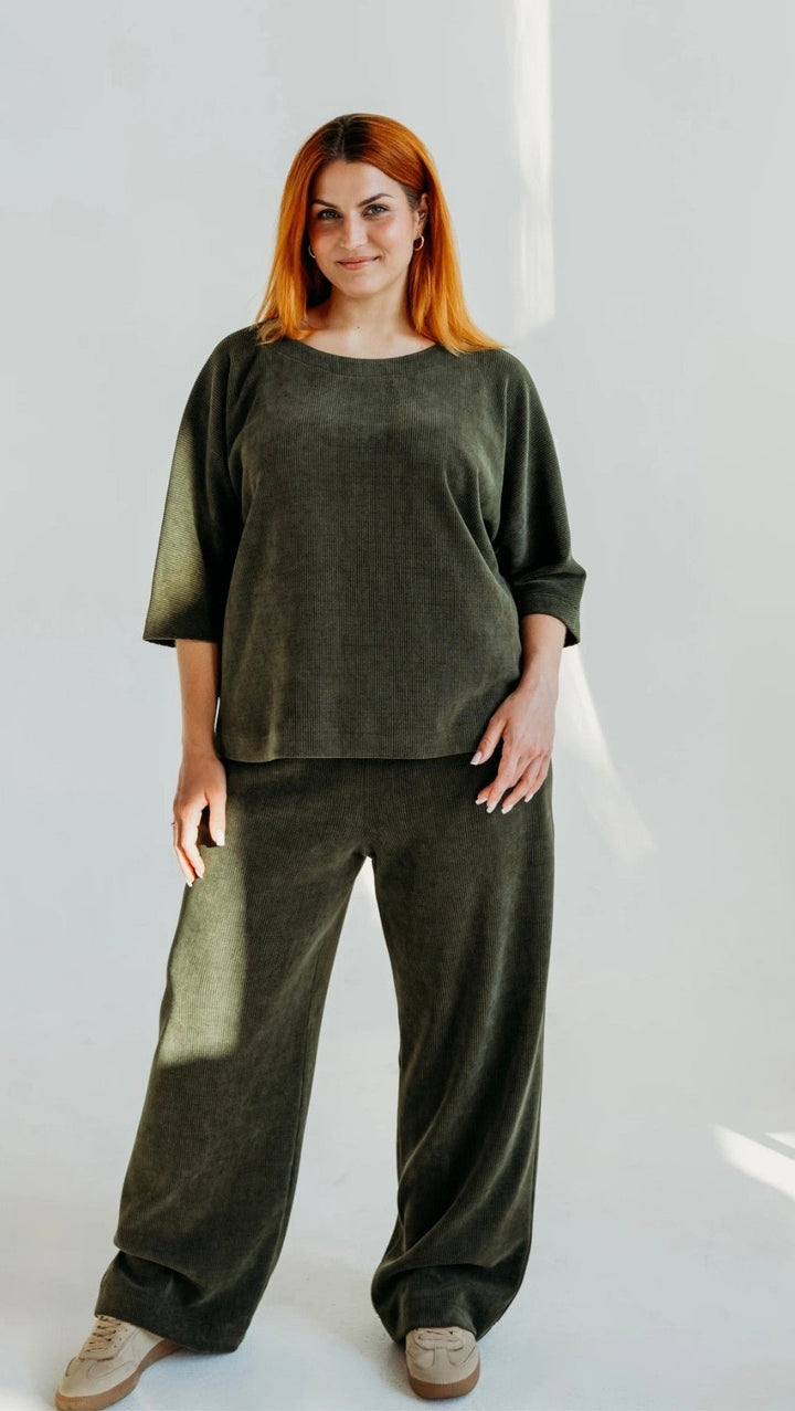 Relax wear set Forest Green - BeaA - Be At Home with Yourself - Loungewear
