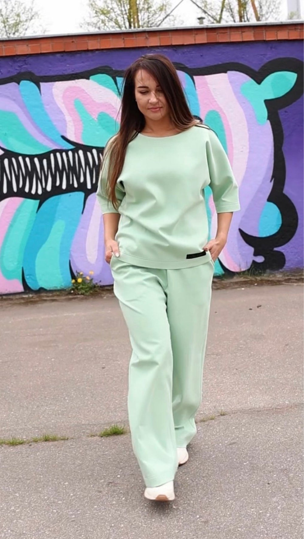 Relax wear set Mint - BeaA - Be At Home with Yourself - Loungewear