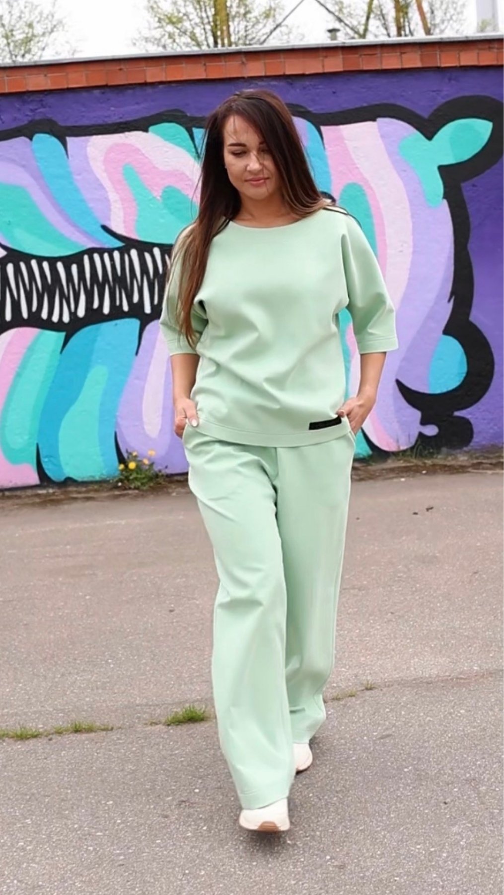 Relax wear set Mint - BeaA - Be At Home with Yourself - Loungewear