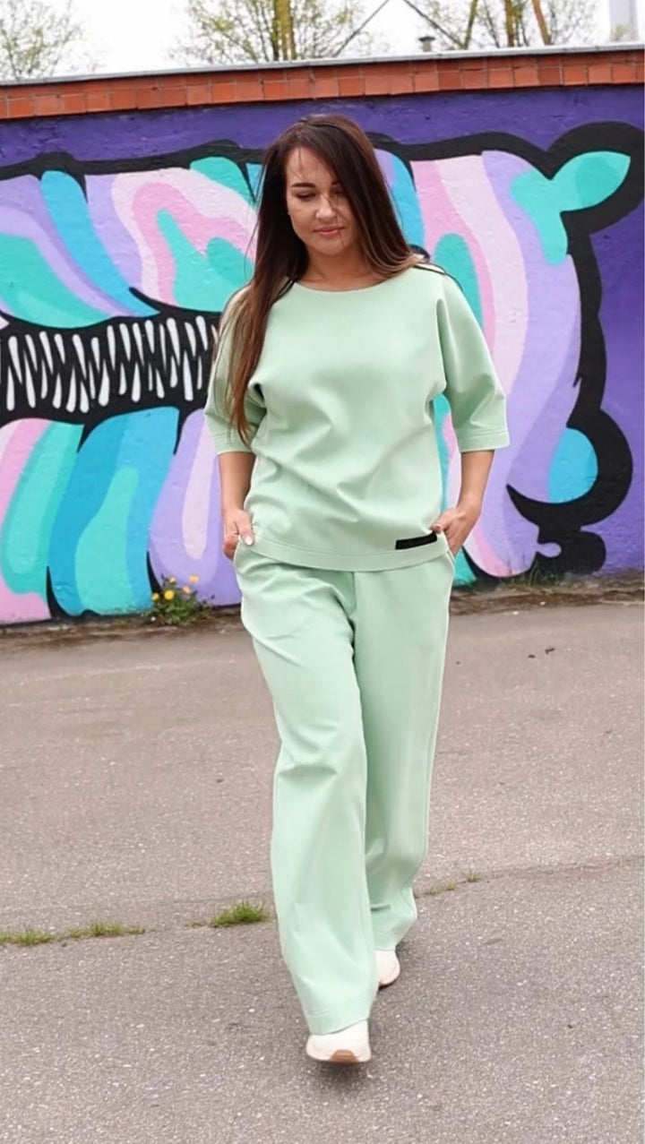 Relax wear set Mint - BeaA - Be At Home with Yourself - Loungewear