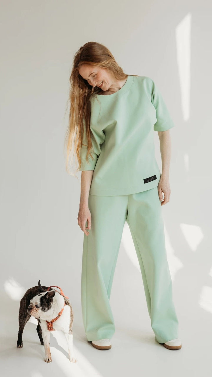 Relax wear set Mint - BeaA - Be At Home with Yourself - Loungewear