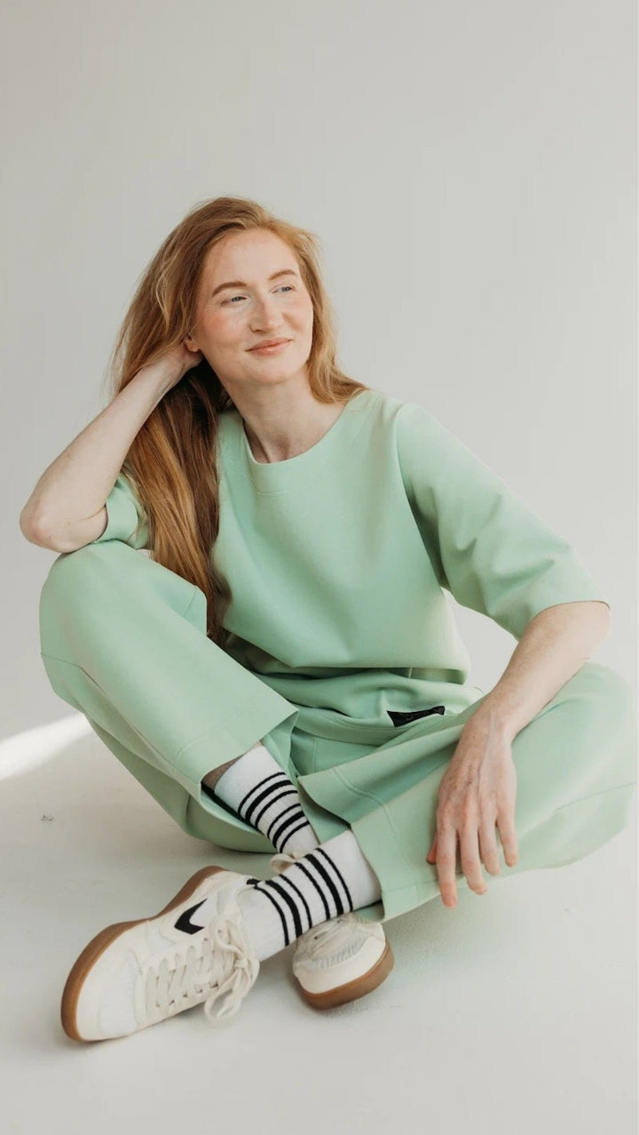 Relax wear set Mint - BeaA - Be At Home with Yourself - Loungewear
