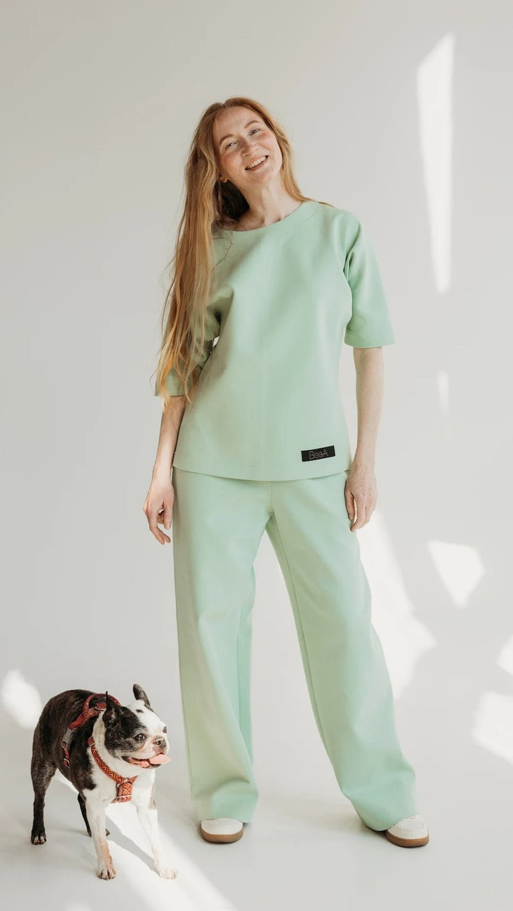 Relax wear set Mint - BeaA - Be At Home with Yourself - Loungewear