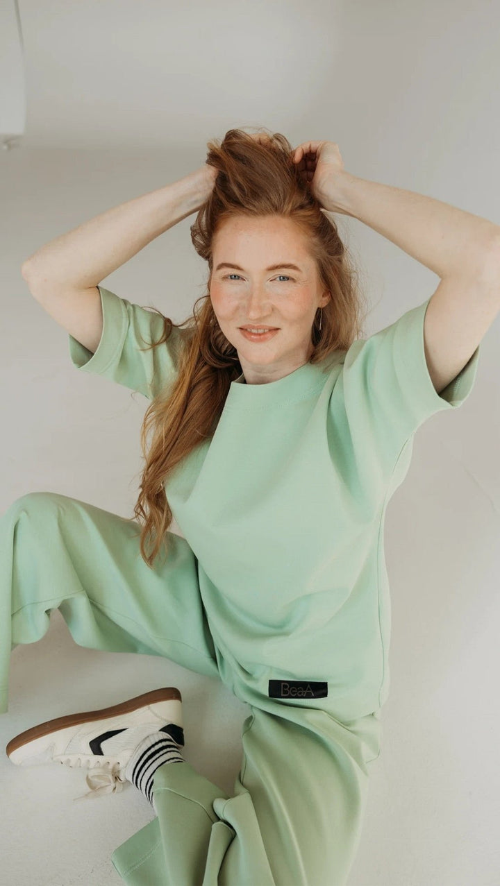 Relax wear set Mint - BeaA - Be At Home with Yourself - Loungewear