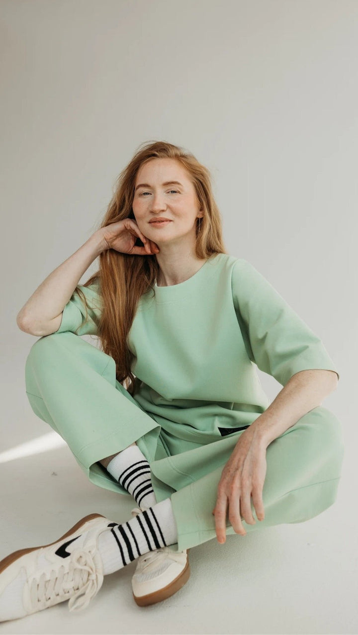 Relax wear set Mint - BeaA - Be At Home with Yourself - Loungewear