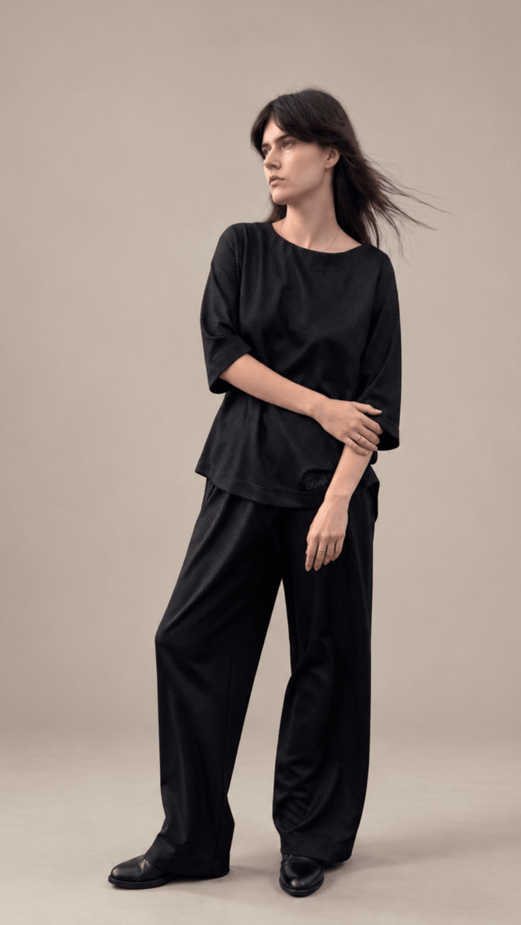Relax wear Top Black - BeaA - Be At Home with Yourself -