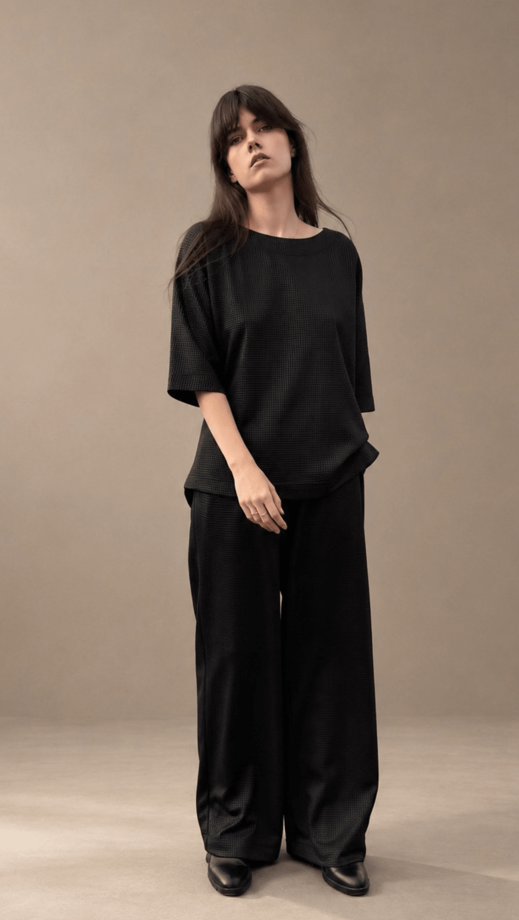 Relax wear Top Black - BeaA - Be At Home with Yourself -