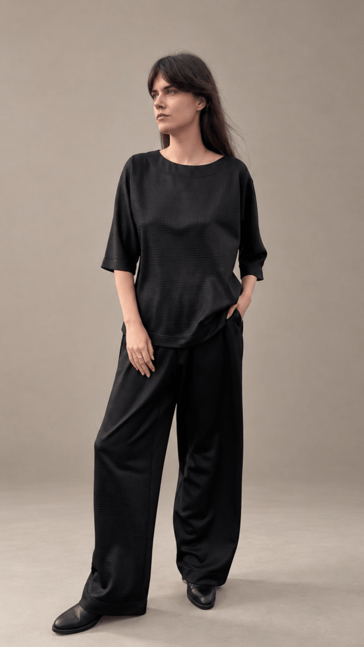 Relax wear Top Black - BeaA - Be At Home with Yourself -