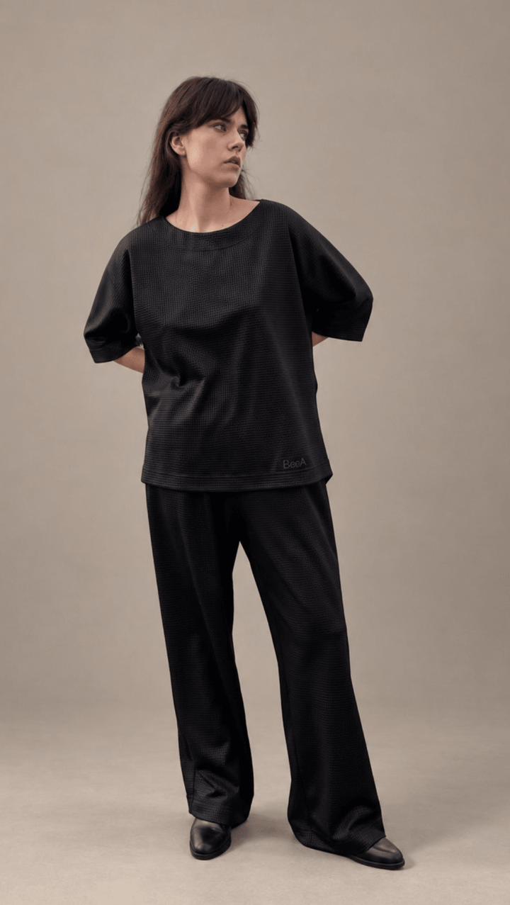 Relax wear Top Black - BeaA - Be At Home with Yourself -