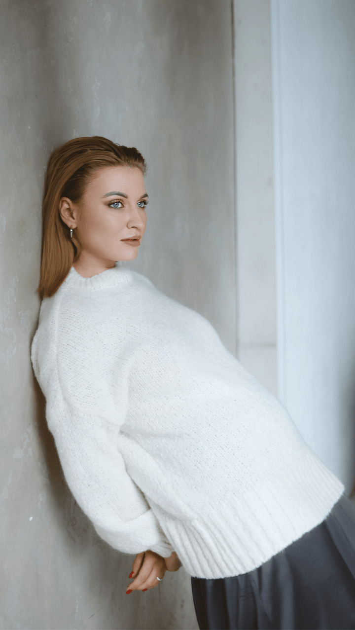 Relaxed fit sweater BeaA - Be At Home with Yourself