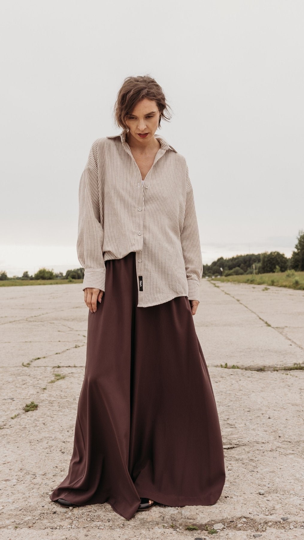 Riviera shirt Earth Stripe - BeaA - Be At Home with Yourself - Top