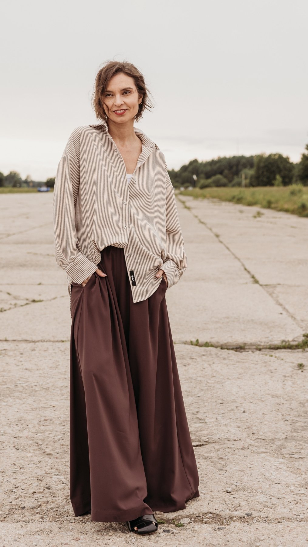 Riviera shirt Earth Stripe - BeaA - Be At Home with Yourself - Top