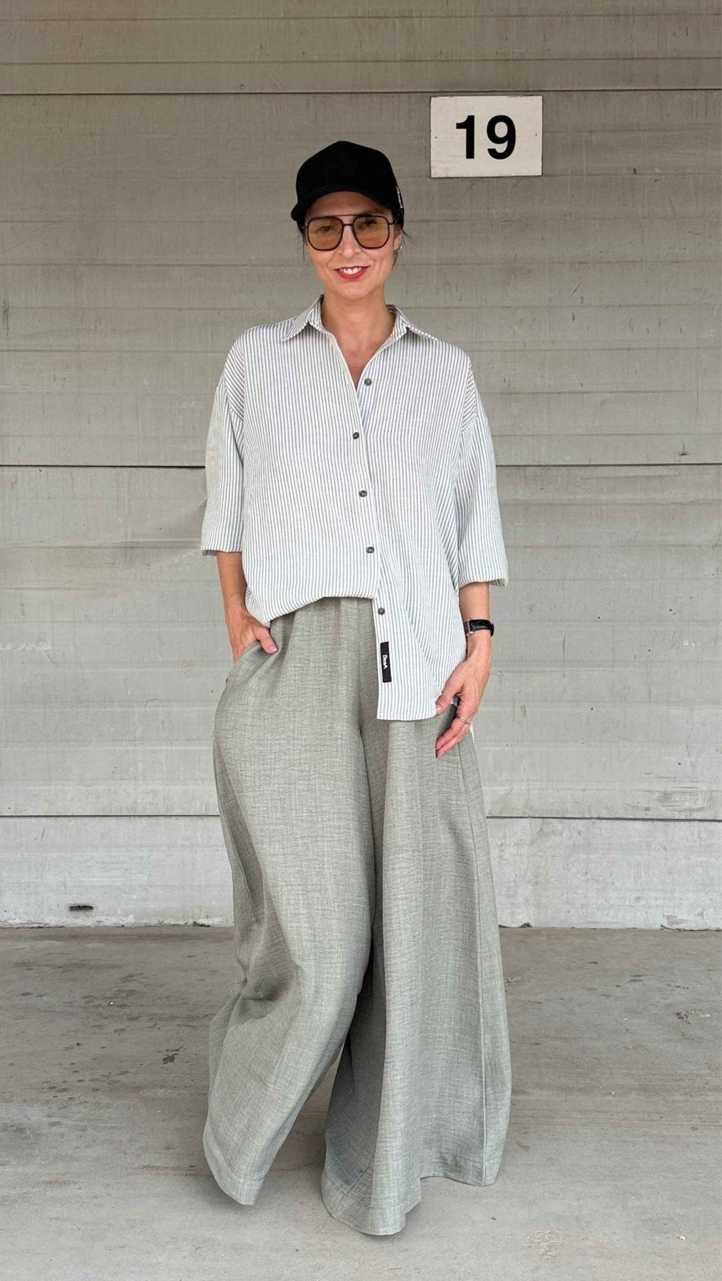 Riviera shirt Forest Stripe - BeaA - Be At Home with Yourself - Top