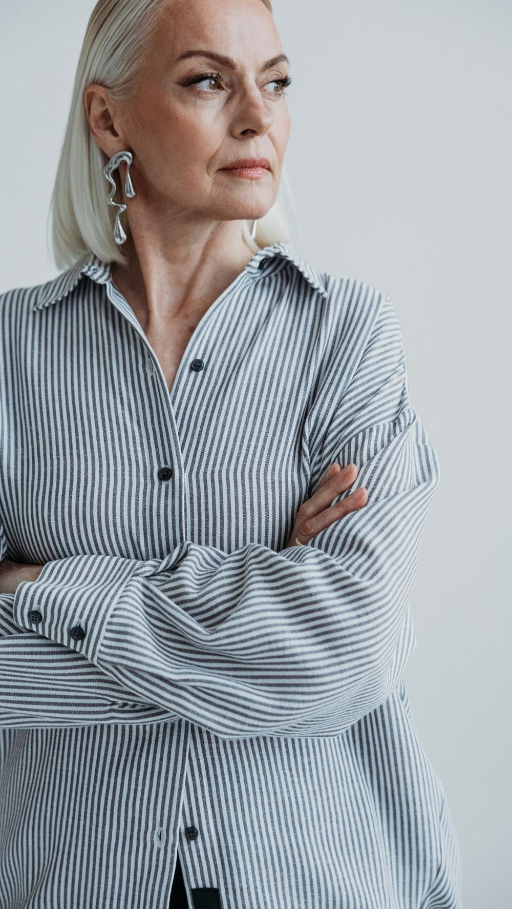 Riviera shirt Noir Stripe - BeaA - Be At Home with Yourself - Top