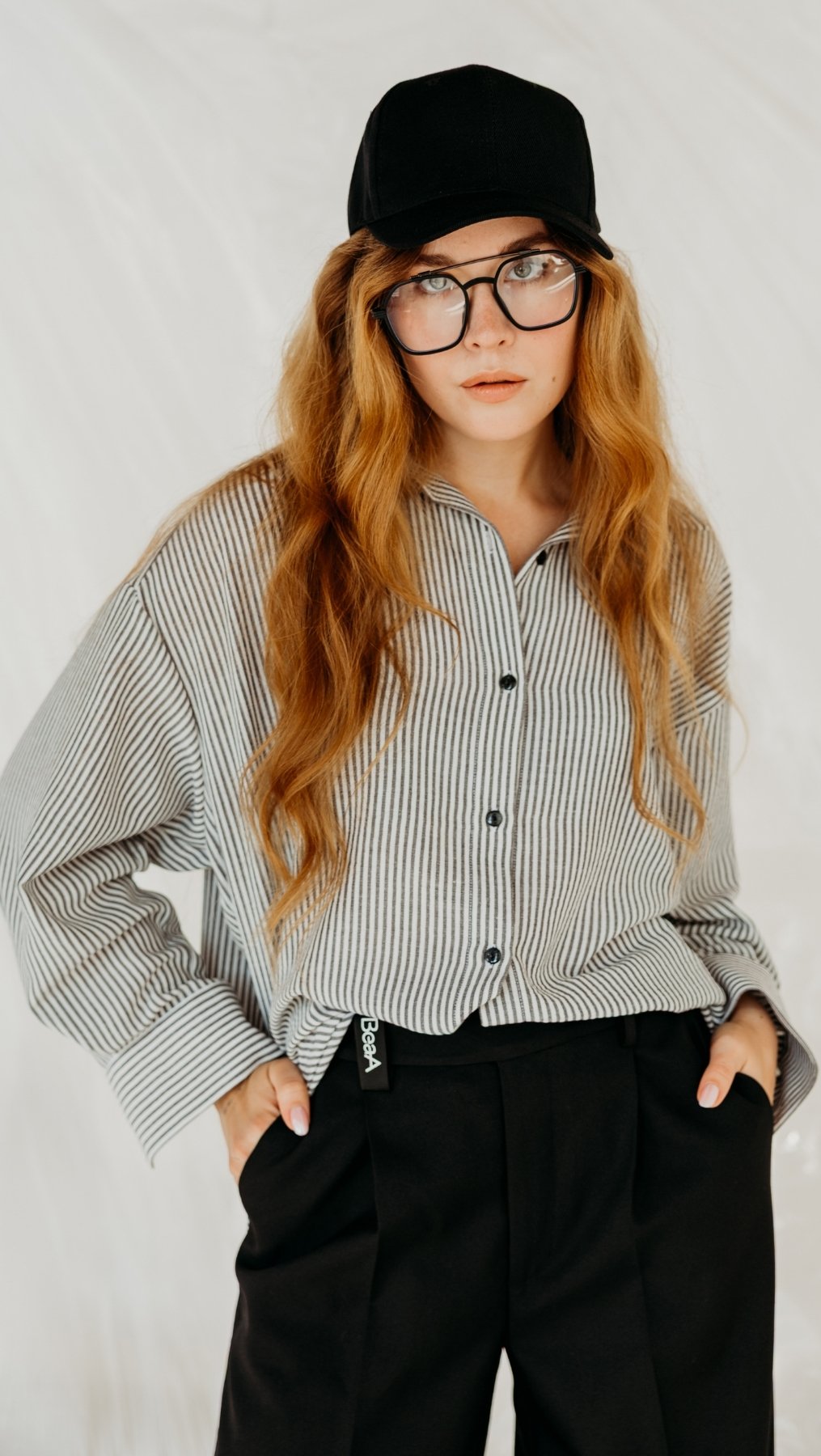 Riviera shirt Noir Stripe