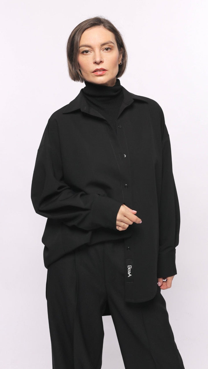 Shirt Black - BeaA - Be At Home with Yourself - Top