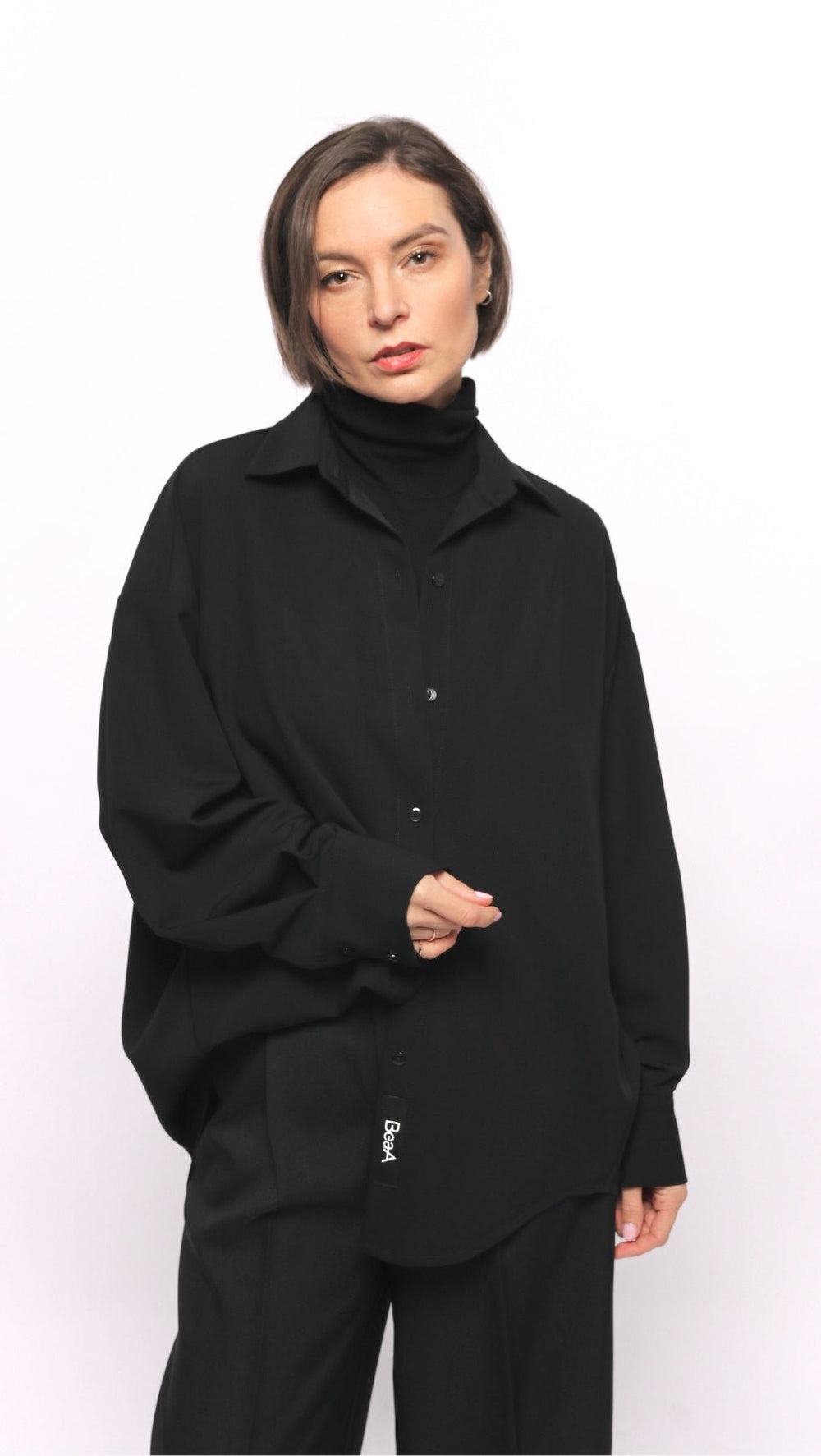 Shirt Black - BeaA - Be At Home with Yourself - Top