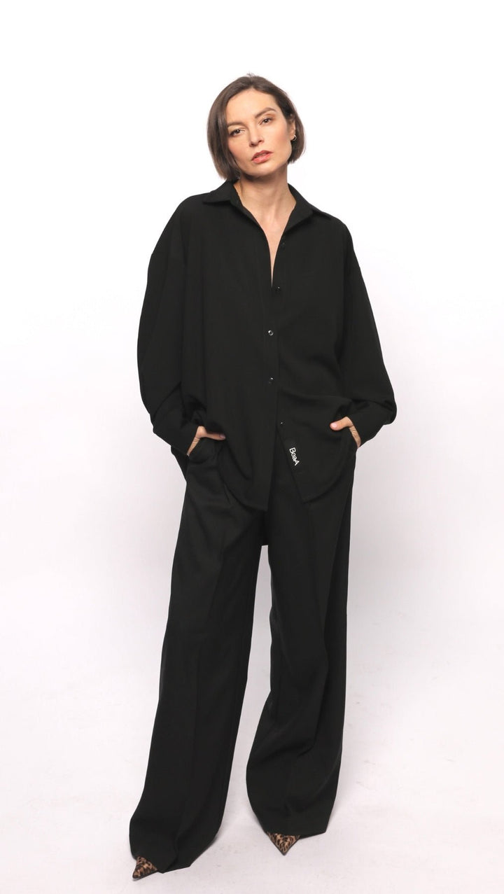 Shirt Black - BeaA - Be At Home with Yourself - Top