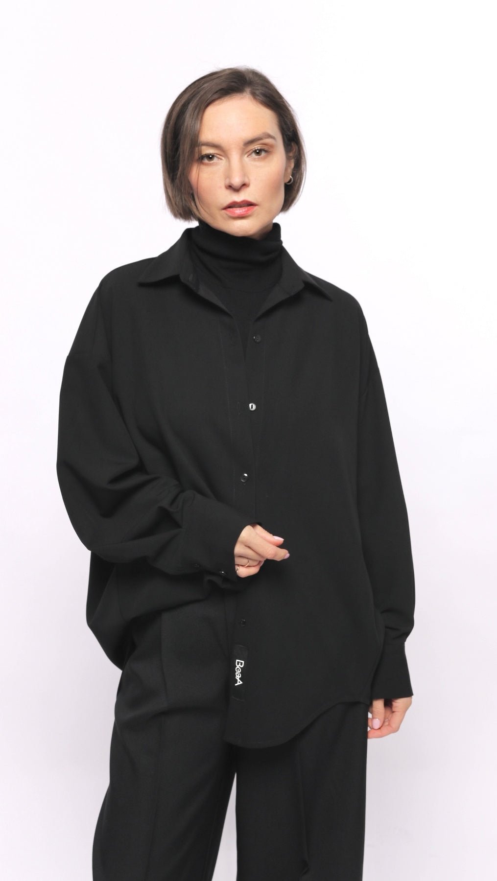 Shirt Black - BeaA - Be At Home with Yourself - Top