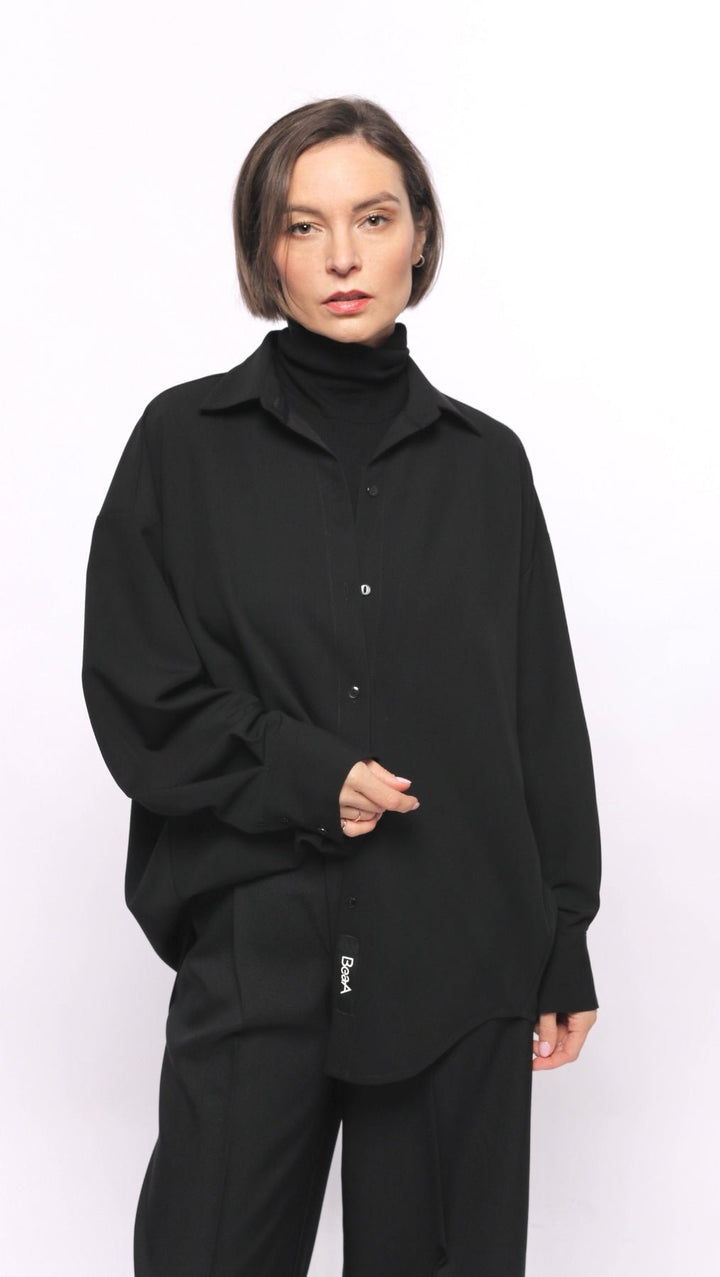 Shirt Black - BeaA - Be At Home with Yourself - Top