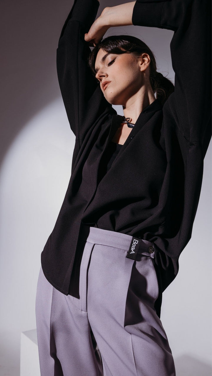 Shirt Black - BeaA - Be At Home with Yourself - Top