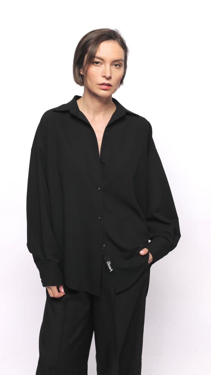 Shirt Black - BeaA - Be At Home with Yourself - Top