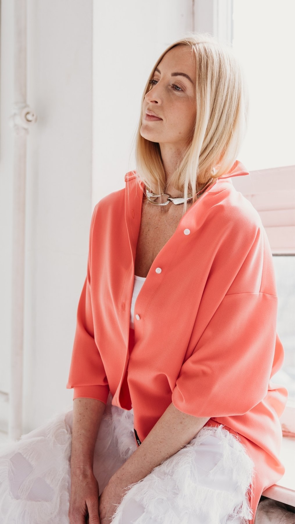 Shirt Coral - BeaA - Be At Home with Yourself - Top