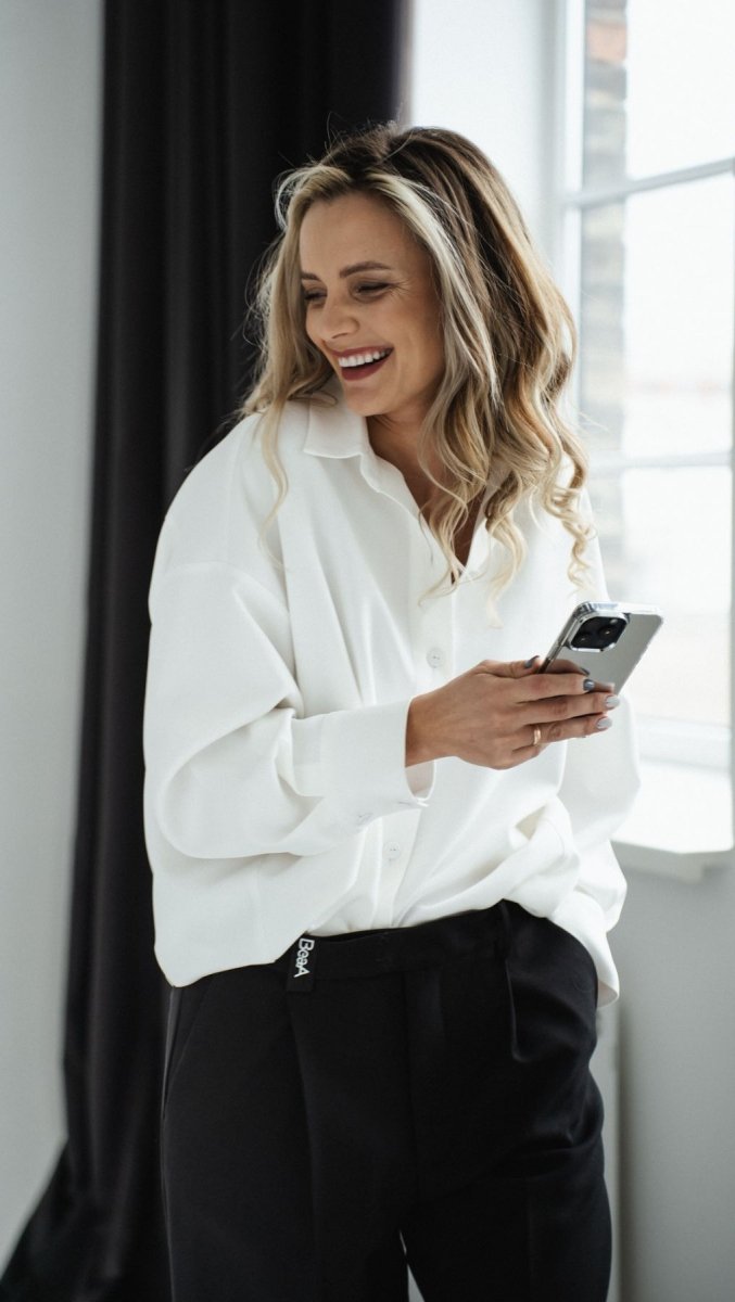 Shirt White - BeaA - Be At Home with Yourself - Top