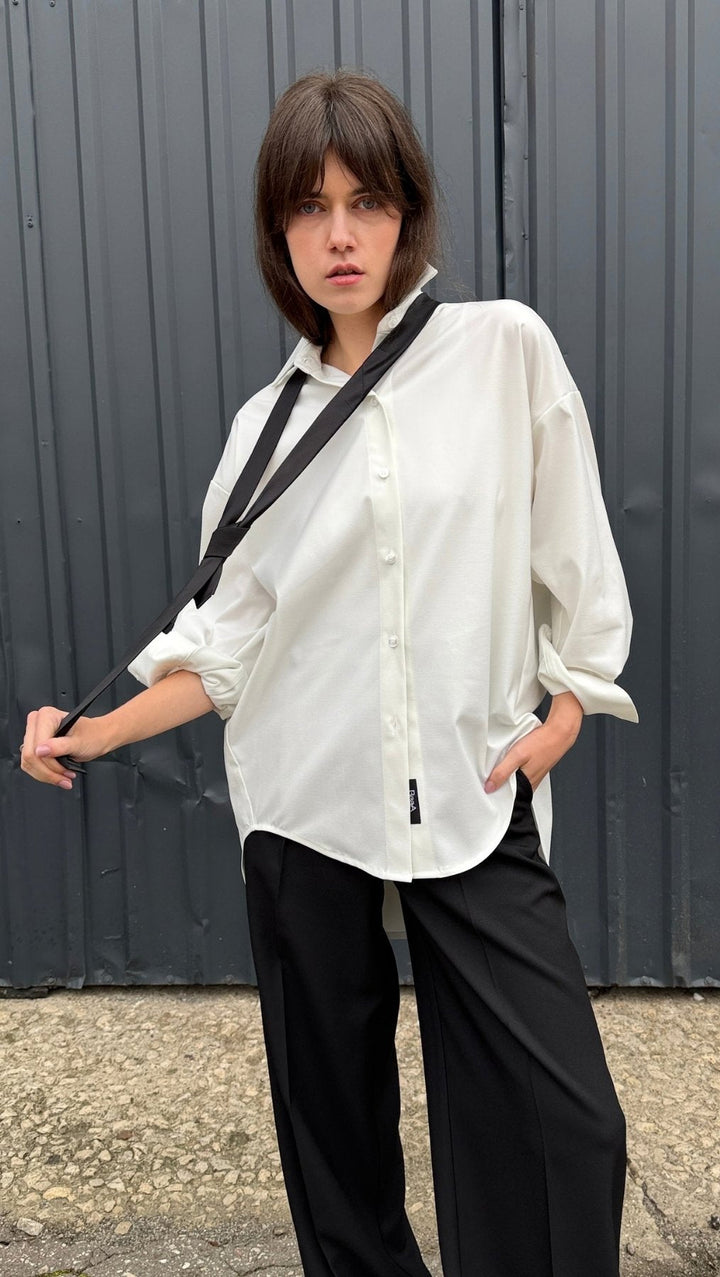 Shirt White - BeaA - Be At Home with Yourself - Top