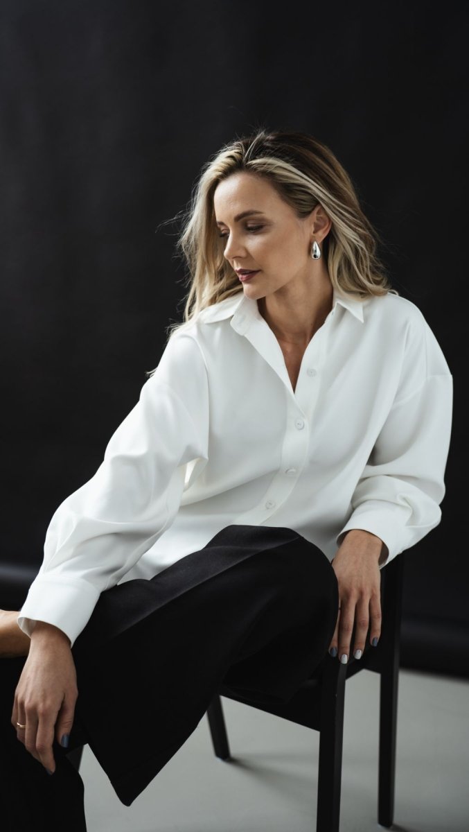 Shirt White - BeaA - Be At Home with Yourself - Top