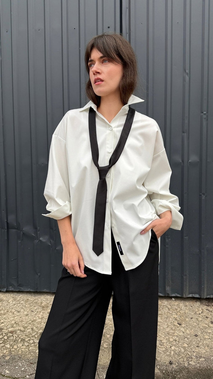 Shirt White - BeaA - Be At Home with Yourself - Top