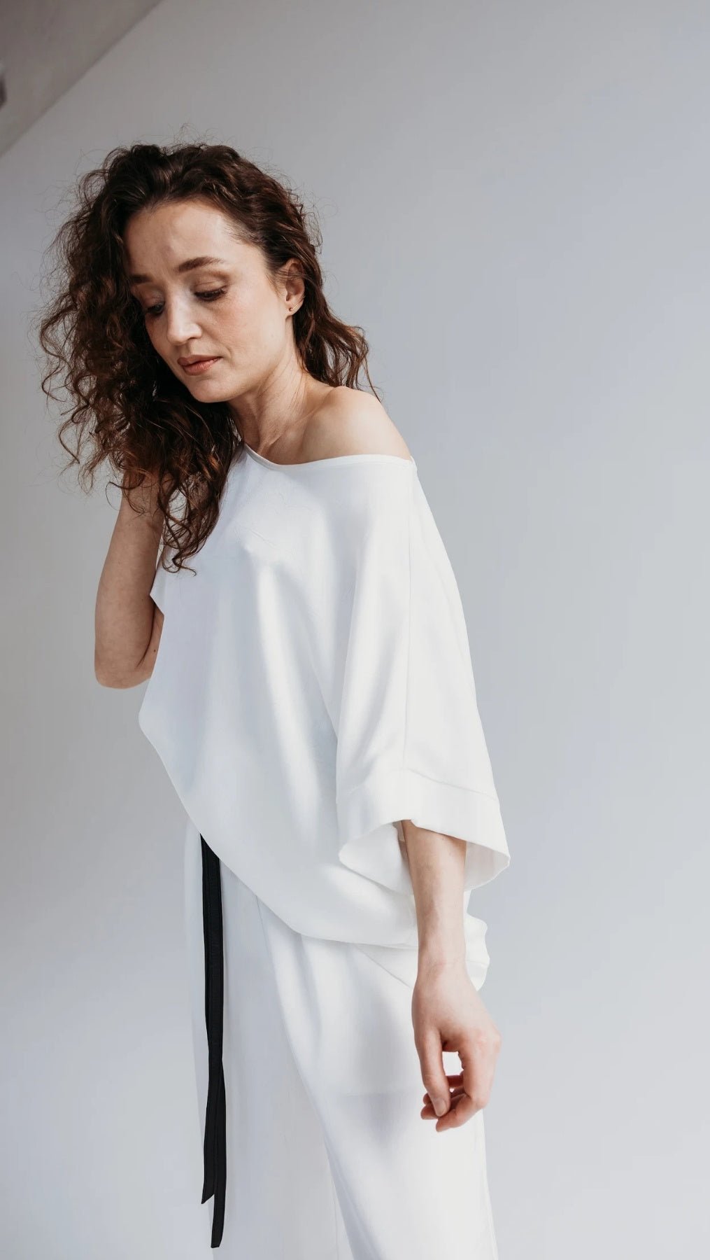 Silk Satin Top Cloud dancer - BeaA - Be At Home with Yourself - Top