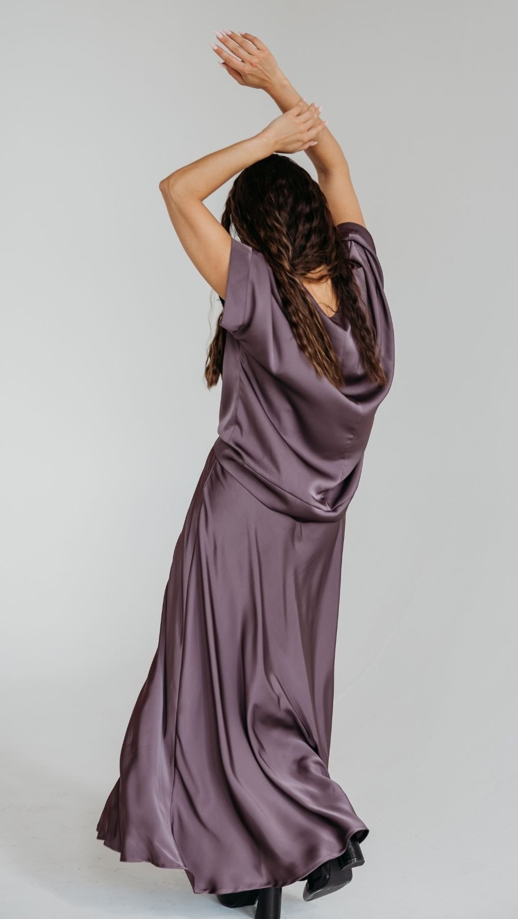 Silk Satin Top Mauve - BeaA - Be At Home with Yourself - Top