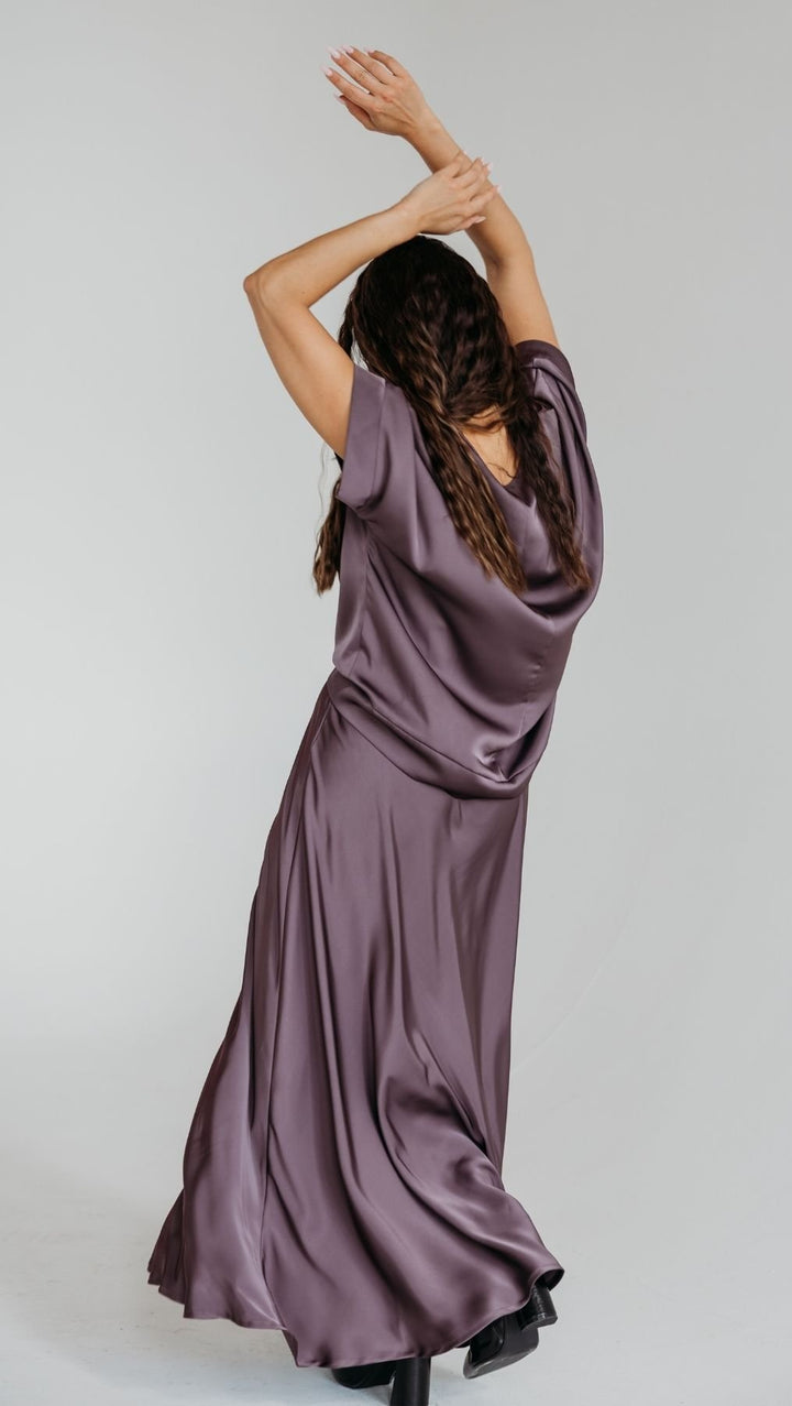 Silk Satin Top Mauve - BeaA - Be At Home with Yourself - Top
