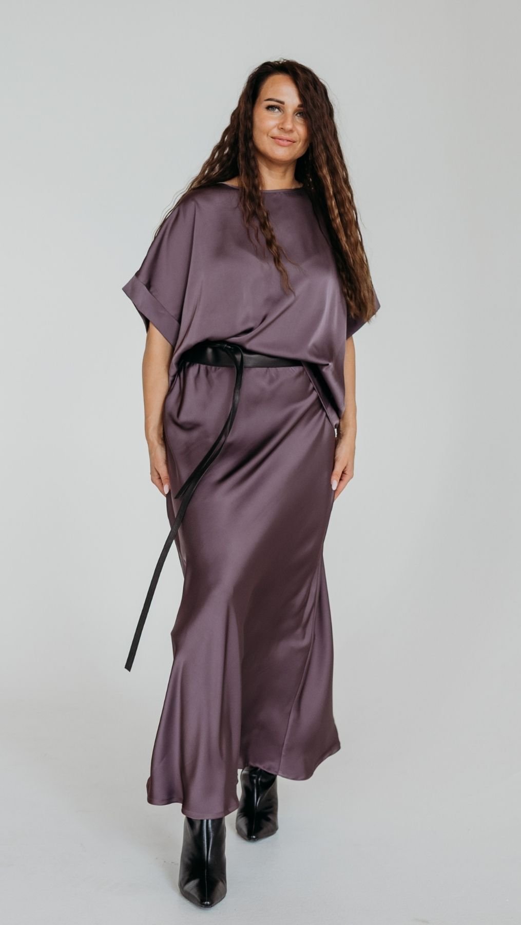 Silk Satin Top Mauve - BeaA - Be At Home with Yourself - Top