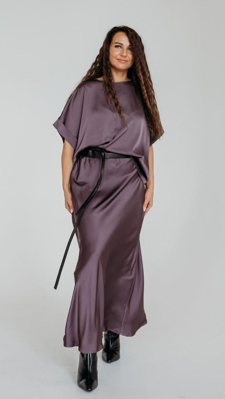 Silk Satin Top Mauve - BeaA - Be At Home with Yourself - Top