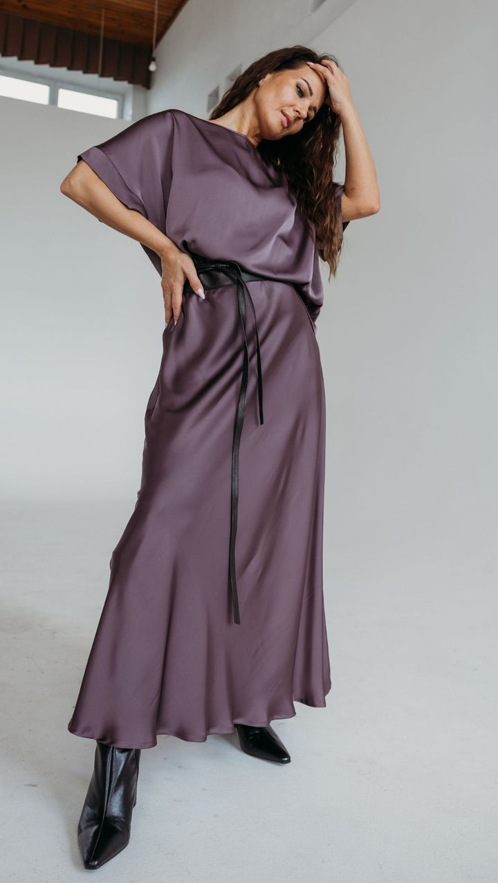 Silk Satin Top Mauve - BeaA - Be At Home with Yourself - Top