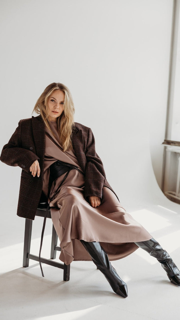 Silk Satin Top Rosewood - BeaA - Be At Home with Yourself - Top