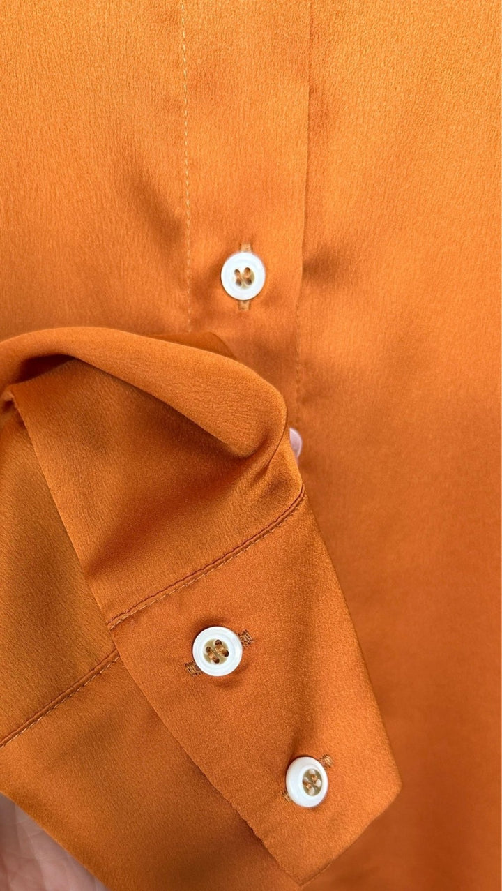 Silk Shirt Hot Lava - BeaA - Be At Home with Yourself - Top