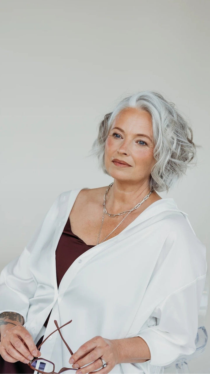 Silk shirt White - BeaA - Be At Home with Yourself - Top