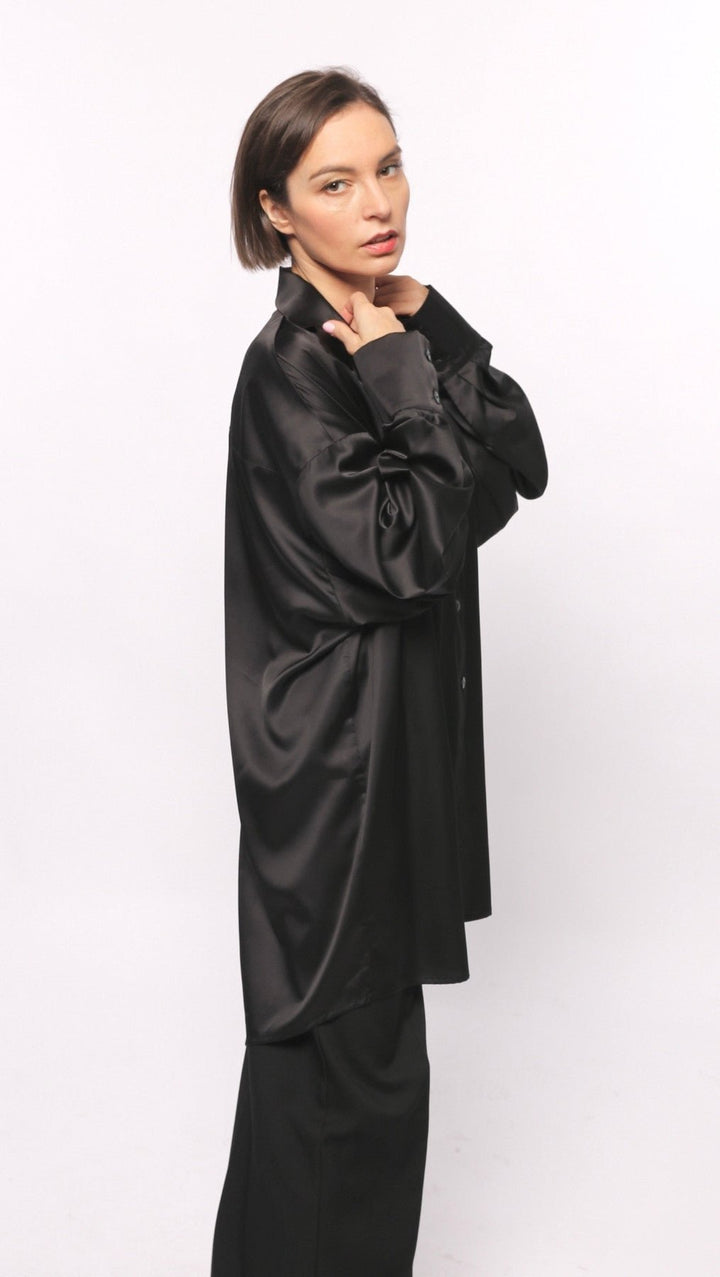 Silk Shirt (XL - 3XL) - BeaA - Be At Home with Yourself - Top