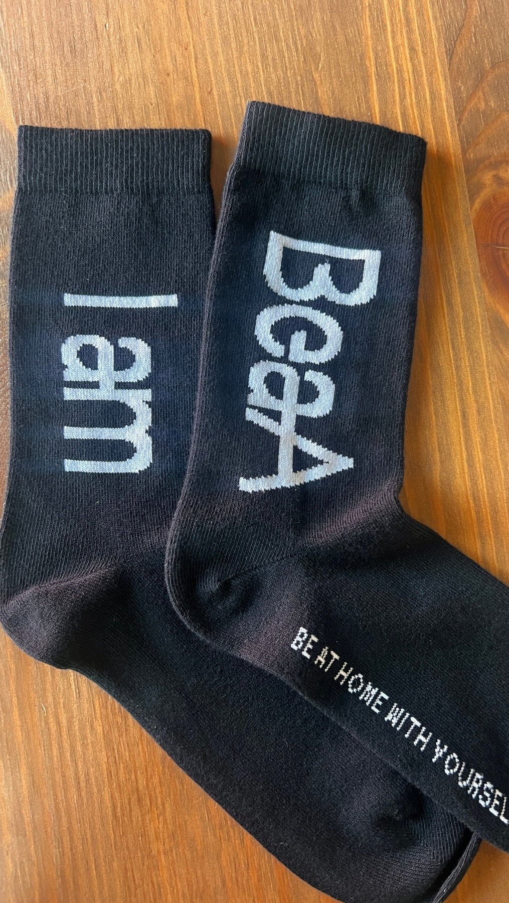 Socks "I am BeaA" - BeaA - Be At Home with Yourself - 