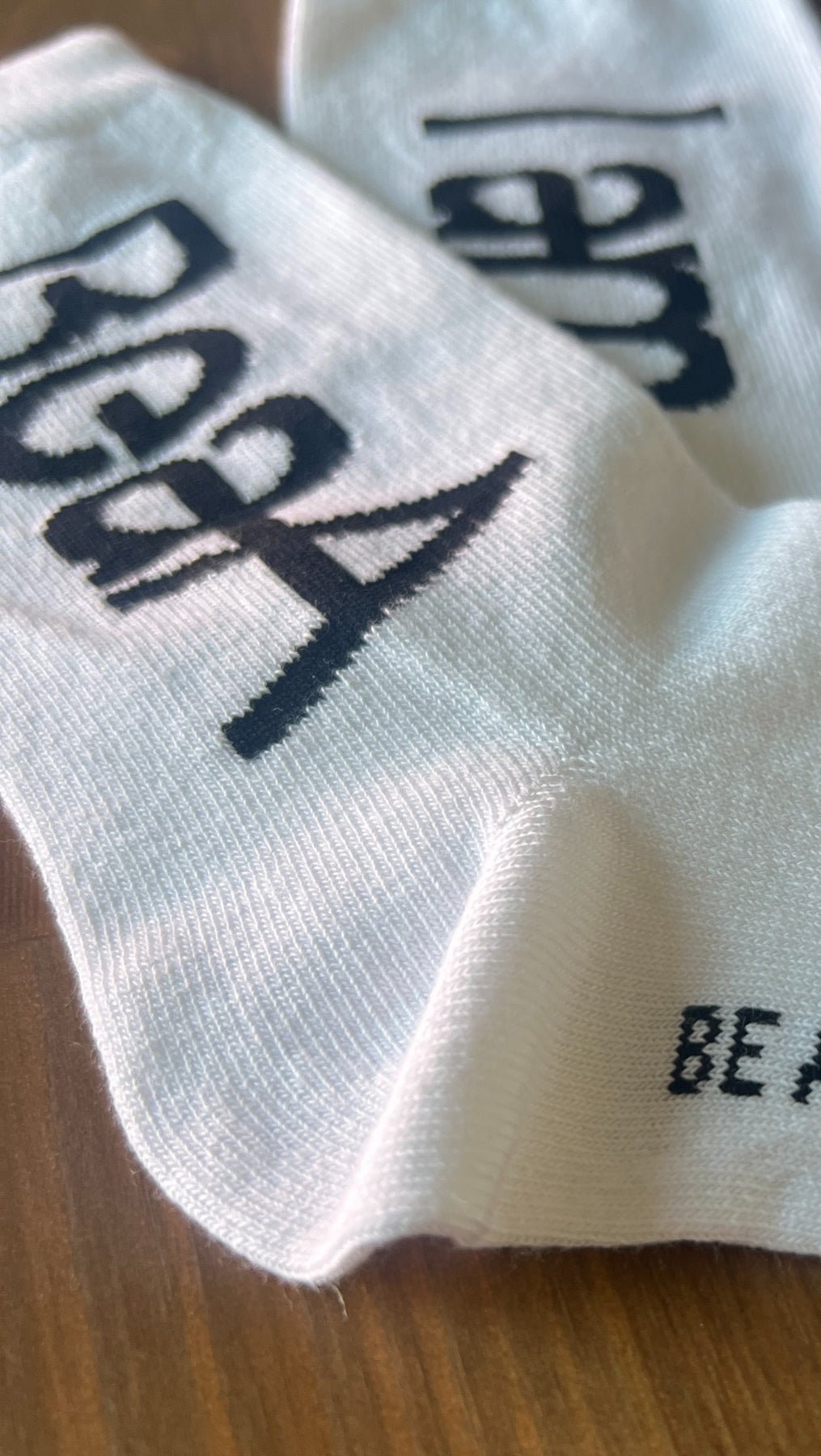 Socks "I am BeaA" - BeaA - Be At Home with Yourself - 