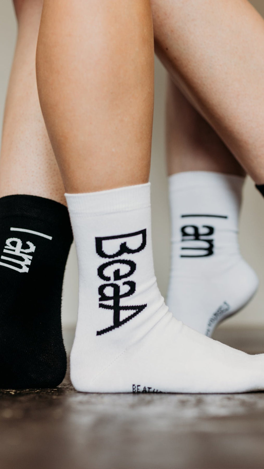 Socks "I am BeaA" - BeaA - Be At Home with Yourself - 