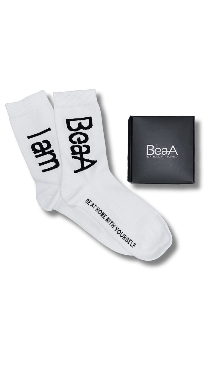 Socks "I am BeaA" - BeaA - Be At Home with Yourself - 