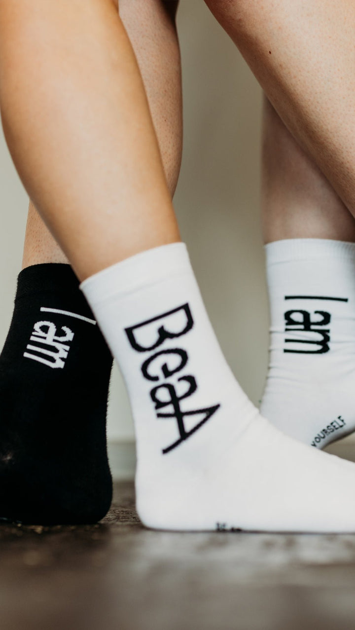 Socks "I am BeaA" - BeaA - Be At Home with Yourself - 