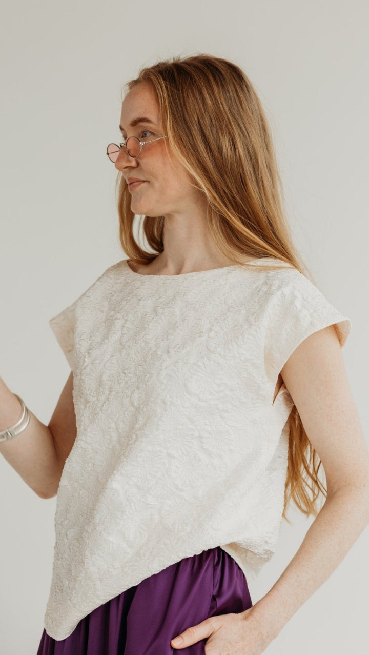 Square Top Flowers - BeaA - Be At Home with Yourself - Top