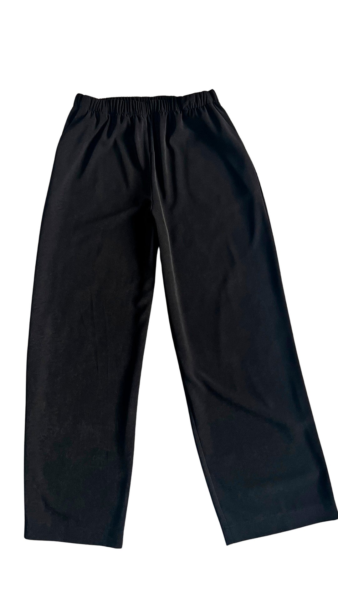 Straight-leg trousers Black