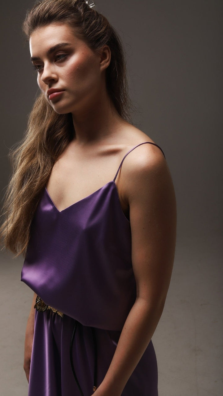 Strap tops - Dusty rose / Lilac - BeaA - Be At Home with Yourself - Top